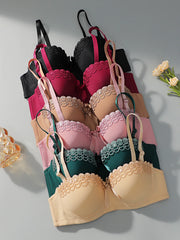 Bestselling sexy multi-color women's embroidered flower Underwear