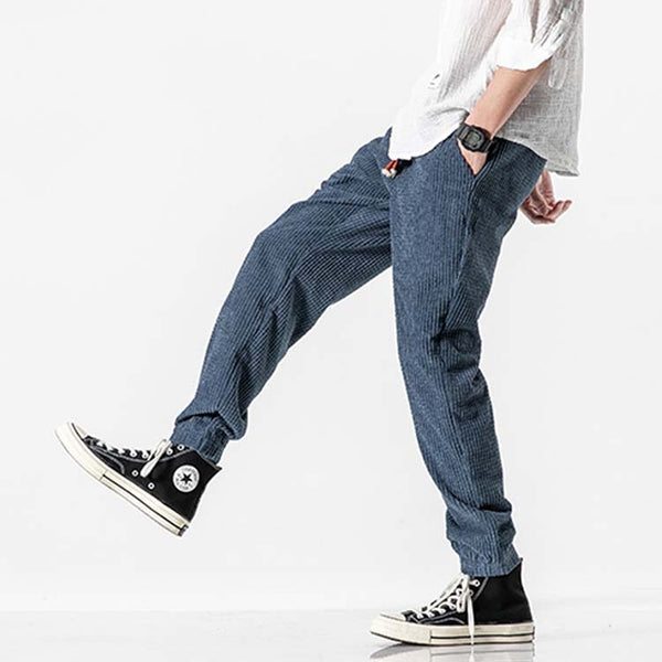 Biraki Corduroy Pants Blue