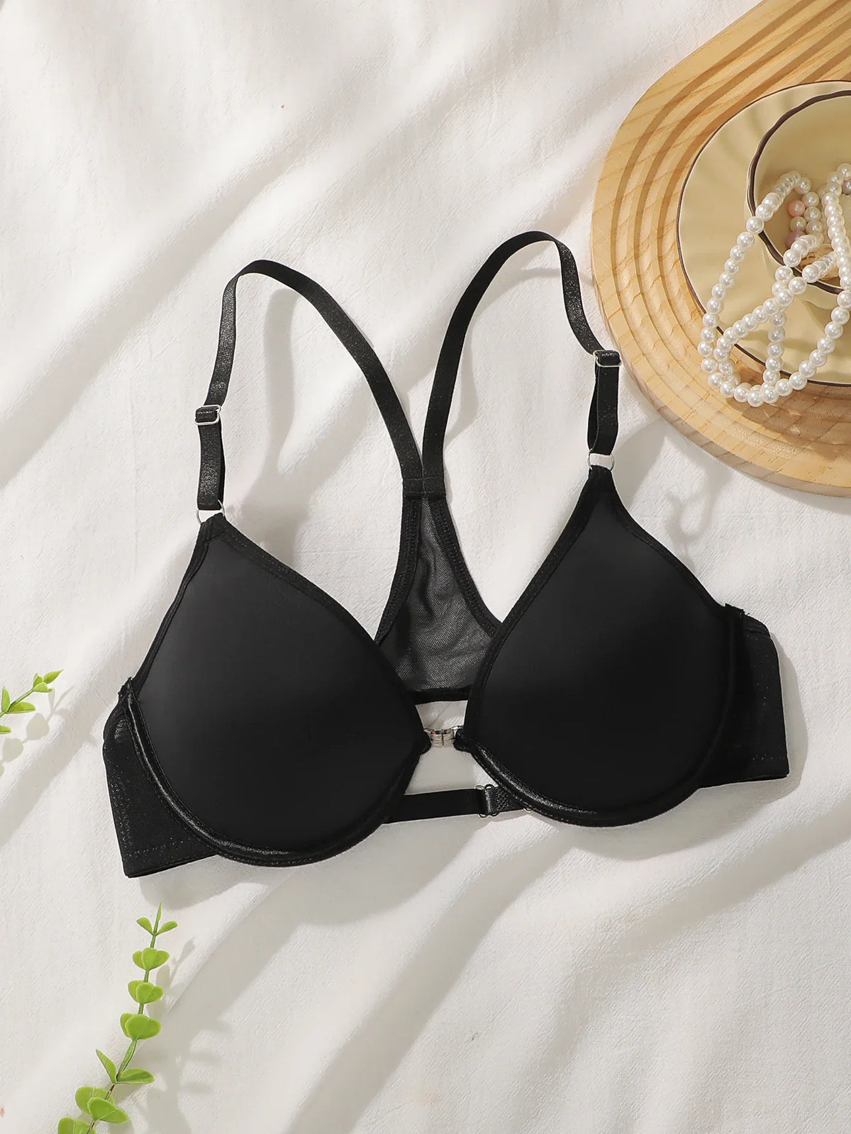 Black Lace Bra