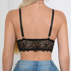 Black Women Lace Maternity Nursing Bra