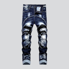 Dark-wash jeans for men