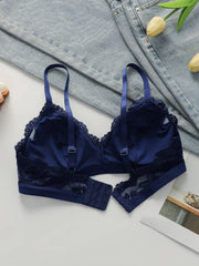 Detachable chest cushion without steel ring women's Bra