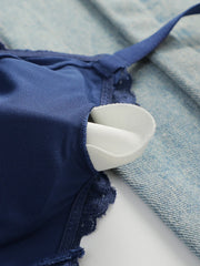 Detachable chest cushion without steel ring women's Bra