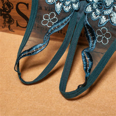 Embroider Flowers Erotic lingerie