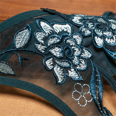 Embroider Flowers Erotic lingerie