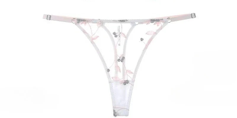 European Style Lace Sheer Embroidery Underwire Bra