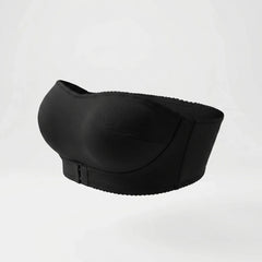Fashionable front button black Bra