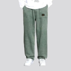 Floor-length vintage jeans for men