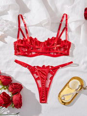 Floral Embroidery Sexy lingerie