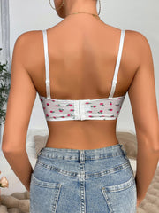 Floral Print Lightweight Women's Bralette
