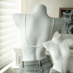 French Solid Triangle Thin Cups Bra