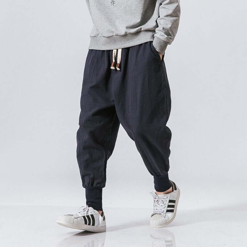 Gelyu Harem Pants Navy Blue