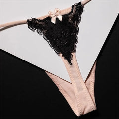 High Split Women's Sexy Ice Silk Seamless Thong