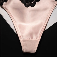 High Split Women's Sexy Ice Silk Seamless Thong