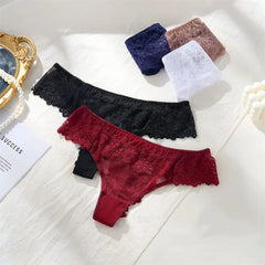 High Stretch Transparent Lace Thong