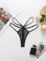 Hot Sale Cross Thin Strap Lace Thong