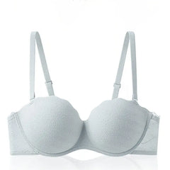 Hot Sale Women French Lace Half Cup Bra