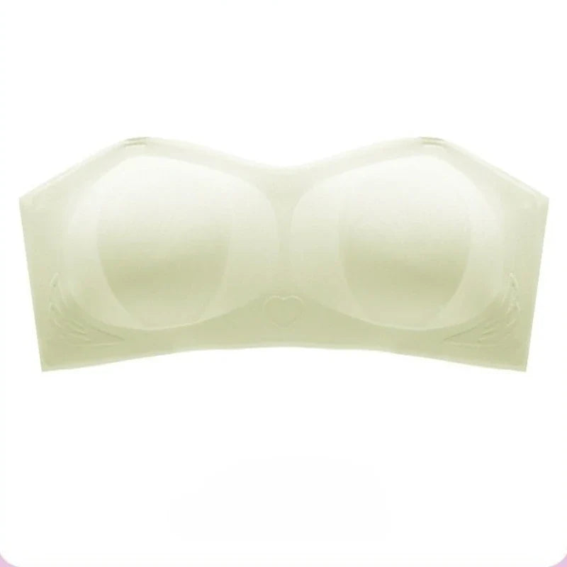 Igurishwa cyane Naadloze Tube Top Bh Voor Dames Onzichtbaar Strapless Draadloos Push Up Dun Antislip Comfortabel Ondergoed