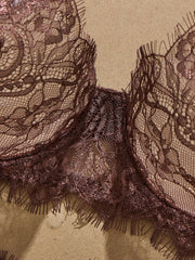 Ladies' Basic Style Thin Lace Bra