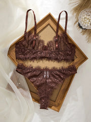 Ladies' Basic Style Thin Lace Bra