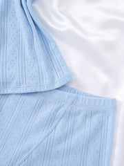 Ladies Sleepwear Set Strap Top And Short