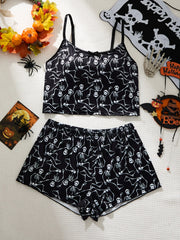 Ladies Sleepwear Set Strap Top And Short