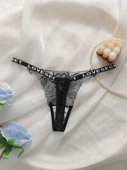 Ladies' sexy embroidered flower lace Underwear