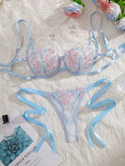 Lady Floral Embroidery lingerie
