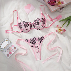 Lady Floral Embroidery lingerie