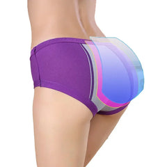 Lady Menstrual Period Briefs Mid-Waist Cotton Breathable Panties