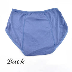 Lady Menstrual Period Briefs Mid-Waist Cotton Breathable Panties