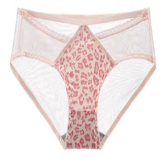Leopard Print Front Buckle Bra