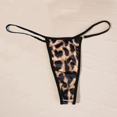 Leopard Thong