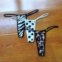 Leopard Thong