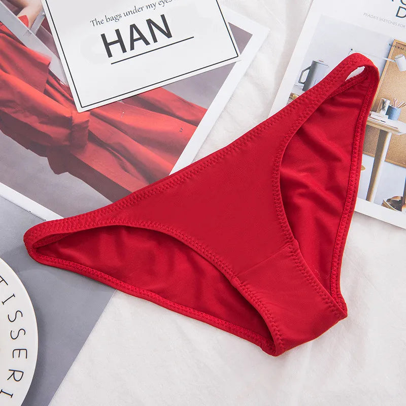 Low Waist Sexy Briefs Half-covered Buttocks Ladies Panties