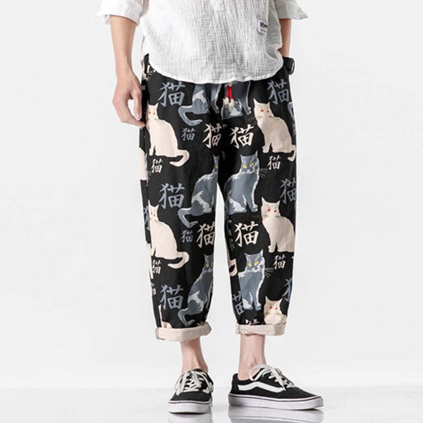 Nekokiti Pants Black