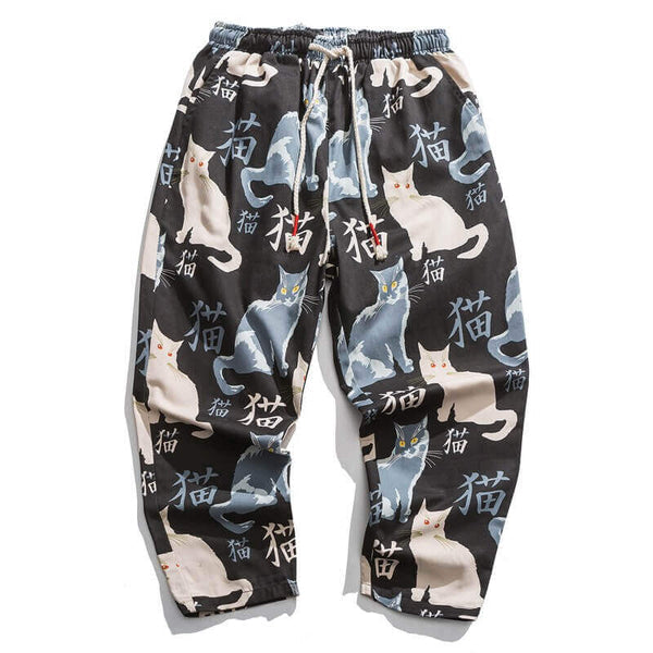 Nekokiti Pants Black