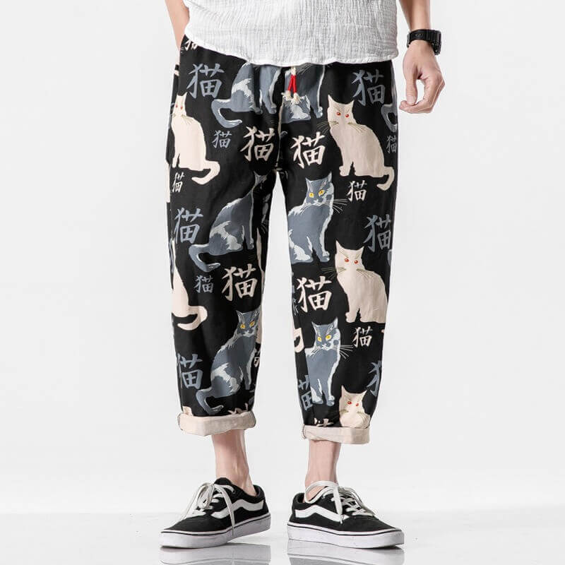 Nekokiti Pants Black