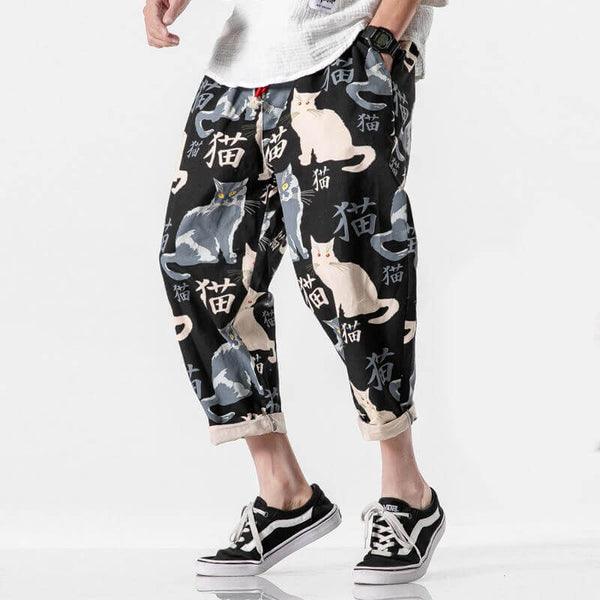 Nekokiti Pants Black