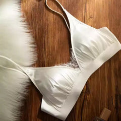 Hot Sale Women French Satin Bra