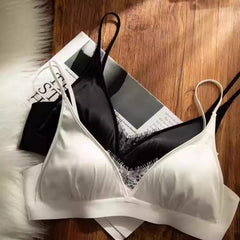 Hot Sale Women French Satin Bra