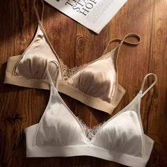 Hot Sale Women French Satin Bra