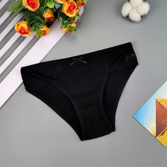 Lace Ribbed Cotton Underwear