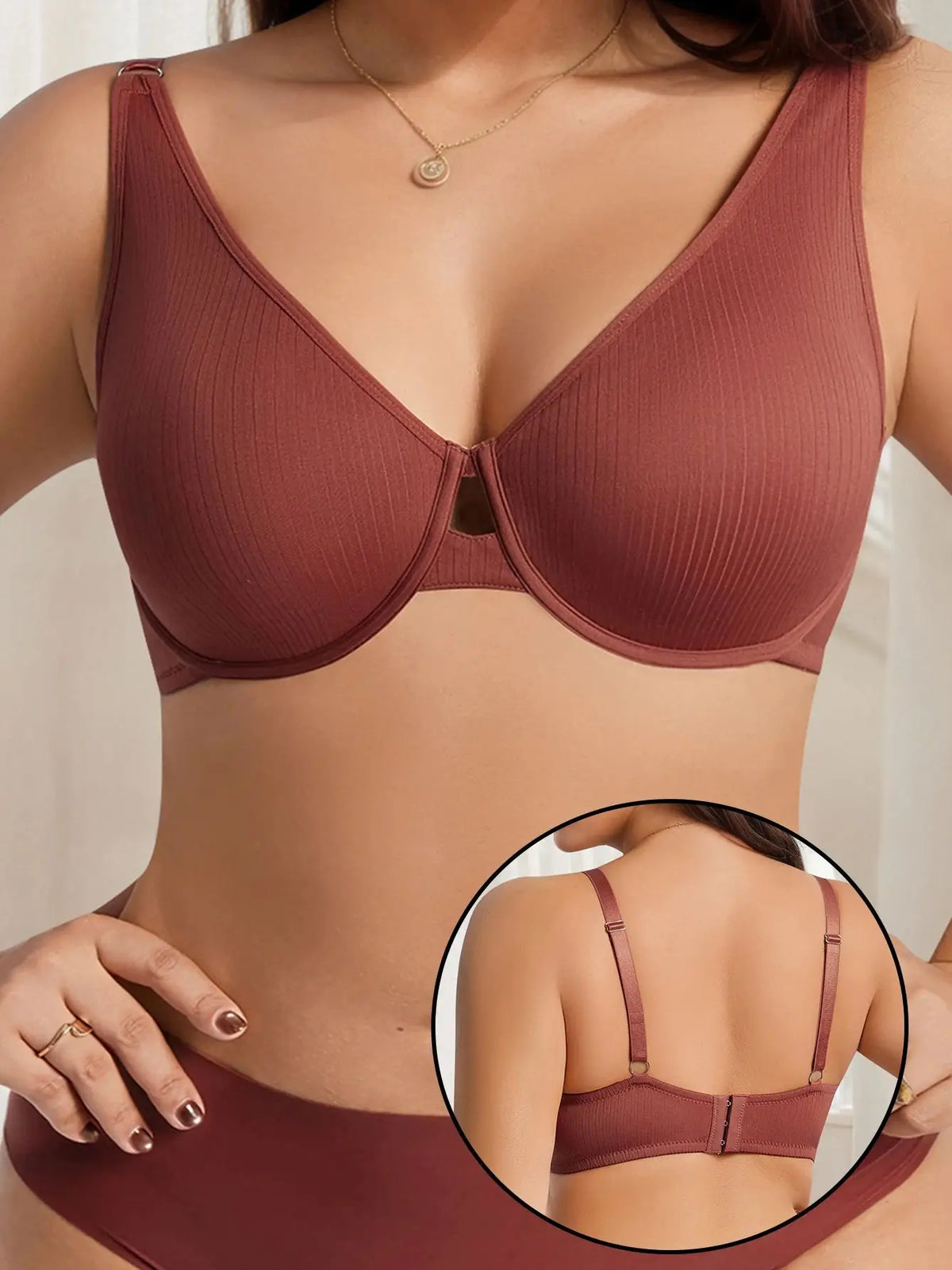 Plus Size Full Coverage Comfort Bra