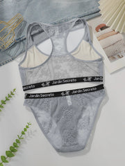 Seamless Letter Design Bralette