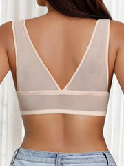 trendy front button gathering pull up thicken lingerie