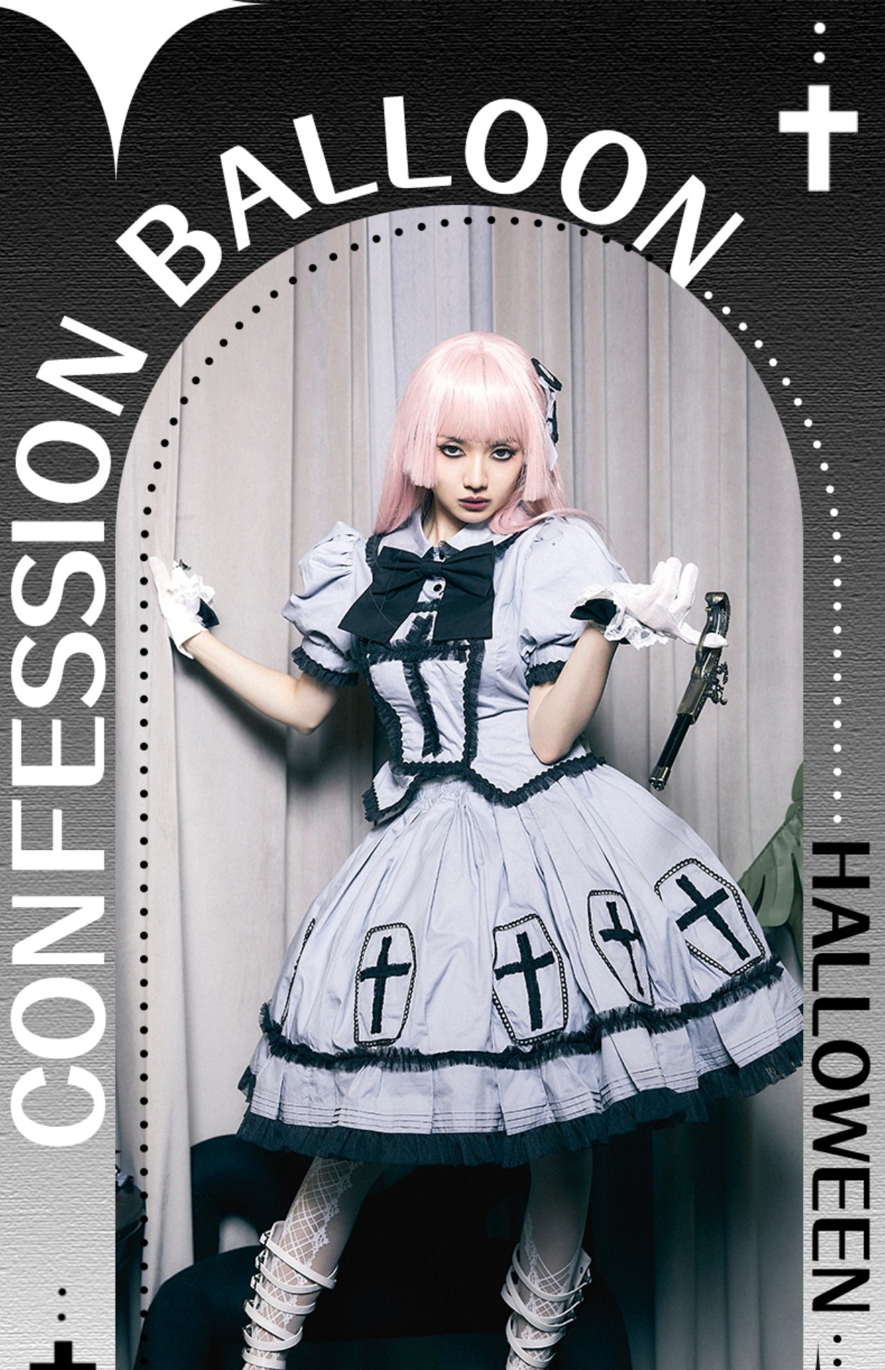 Halloween Cross Lolita Dress