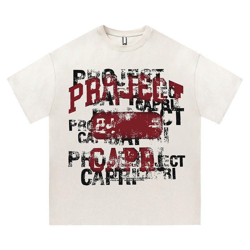 Y2K Hip Hop  Round Neck Oversized T-Shirt