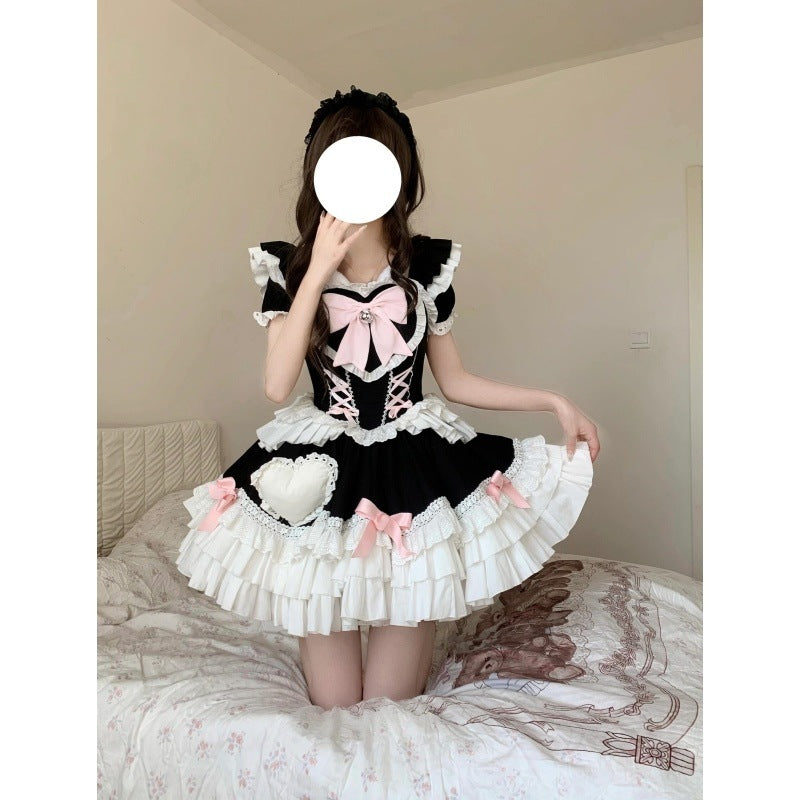 Short-Sleeved Lolita Dress Puffy Princess Dress