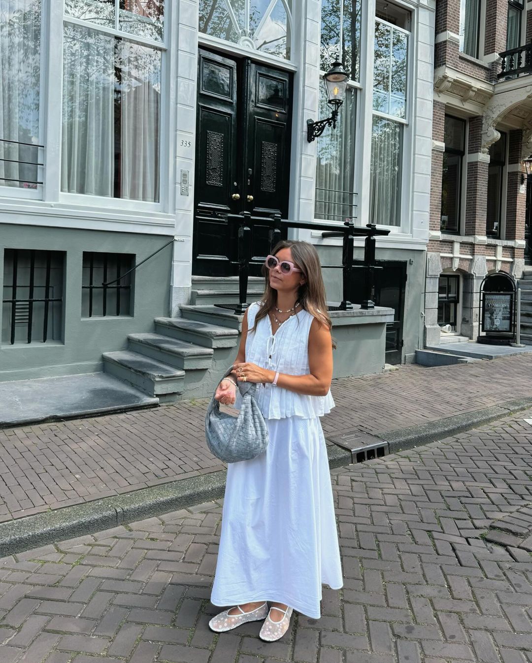 Cotton And Linen Sleeveless Shirt Dress